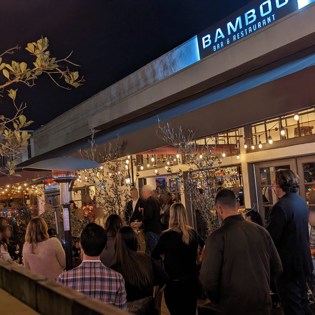 The enclosed heated patio